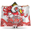 Sydney Swans Hooded Blanket Ripped Legacy Of The Game