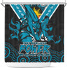 Port Adelaide Shower Curtain Ripped Legacy Of The Game