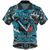 Port Adelaide Hawaiian Shirt Blazing Spirit Of Victory