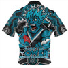 Port Adelaide Hawaiian Shirt Blazing Spirit Of Victory