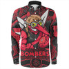 Essendon Long Sleeve Shirt Blazing Spirit Of Victory