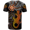 Australia Aboriginal T-Shirt - Lizard Sunshine