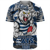 Geelong Cats Baseball Shirt Blazing Spirit Of Victory