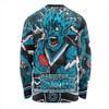 Port Adelaide Long Sleeve T-shirt Blazing Spirit Of Victory