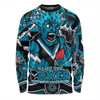 Port Adelaide Long Sleeve T-shirt Blazing Spirit Of Victory
