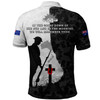 Australia Polo Shirt Anzac Day Lest We Forget Black Grunge Style