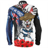 Geelong Cats Long Sleeve Shirt Anzac Day Honor United In Spirit