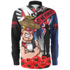 St Kilda Long Sleeve Shirt Anzac Day Honor United In Spirit