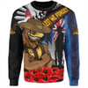 Hawthorn Sweatshirt Anzac Day Honor United In Spirit