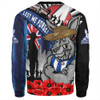 North Melbourne Sweatshirt Anzac Day Honor United In Spirit