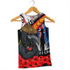 Adelaide Crows Men Singlet Anzac Day Honor United In Spirit