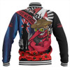 Essendon Baseball Jacket Anzac Day Honor United In Spirit