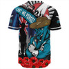 Port Adelaide Baseball Shirt Anzac Day Honor United In Spirit