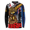 Hawthorn Long Sleeve T-shirt Anzac Day Honor United In Spirit