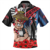 St Kilda Zip Polo Shirt Anzac Day Honor United In Spirit