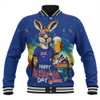 Australia Baseball Jacket Happy Australia Day Funny Kangaroo With Beer