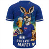 Australia Baseball Shirt Happy Australia Day Funny Kangaroo With Beer 