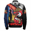 Redcliffe Dolphins Bomber Jacket United In Spirit Anzac Day Tribute