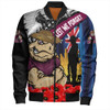 Queensland Maroons Bomber Jacket United In Spirit Anzac Day Tribute