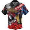 St. George Illawarra Dragons Hawaiian Shirt United In Spirit Anzac Day Tribute