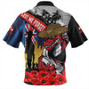 St. George Illawarra Dragons Hawaiian Shirt United In Spirit Anzac Day Tribute