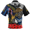 North Queensland Cowboys Hawaiian Shirt United In Spirit Anzac Day Tribute