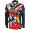 St. George Illawarra Dragons Long Sleeve Shirt United In Spirit Anzac Day Tribute