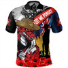 St. George Illawarra Dragons Polo Shirt United In Spirit Anzac Day Tribute