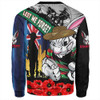 South Sydney Rabbitohs Sweatshirt United In Spirit Anzac Day Tribute