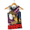Manly Warringah Sea Eagles Men Singlet United In Spirit Anzac Day Tribute