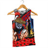 Newcastle Knights Men Singlet United In Spirit Anzac Day Tribute