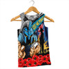 Gold Coast Titans Men Singlet United In Spirit Anzac Day Tribute