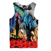 Gold Coast Titans Men Singlet United In Spirit Anzac Day Tribute