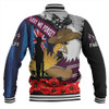 Manly Warringah Sea Eagles Baseball Jacket United In Spirit Anzac Day Tribute