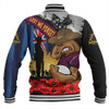 Brisbane Broncos Baseball Jacket United In Spirit Anzac Day Tribute