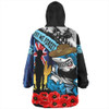 Cronulla-Sutherland Sharks Snug Hoodie United In Spirit Anzac Day Tribute