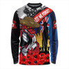 St. George Illawarra Dragons Long Sleeve T-shirt United In Spirit Anzac Day Tribute