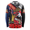 Redcliffe Dolphins Long Sleeve T-shirt United In Spirit Anzac Day Tribute
