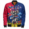 Australia Bomber Jacket Golden Wattle And Koala Australia Day Celebration