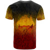 Australia Aboriginal T-Shirt - Australian Map with Indigenous Color