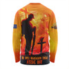 Australia Long Sleeve T-shirt Dawn Of Sacrifice Anzac Remembrance