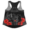 Australia Women Racerback Singlet Anzac Lest We Forget Light Horse Design