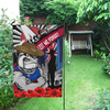 Western Bulldogs Garden Flag Anzac Day Honor United In Spirit