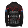 Australia Long Sleeve Polo Shirt Anzac Day Poppy Pride Honoring The Fallen
