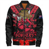 Essendon Bomber Jacket Ripped Legacy Of The Game The ANZAC Spirit Lives On