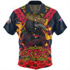 Adelaide Crows Hawaiian Shirt Ripped Legacy Of The Game The ANZAC Spirit Lives On