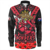 Essendon Long Sleeve Shirt Ripped Legacy Of The Game The ANZAC Spirit Lives On