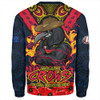 Adelaide Crows Sweatshirt Ripped Legacy Of The Game The ANZAC Spirit Lives On