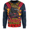 Adelaide Crows Sweatshirt Ripped Legacy Of The Game The ANZAC Spirit Lives On