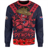 Melbourne Sweatshirt Ripped Legacy Of The Game The ANZAC Spirit Lives On